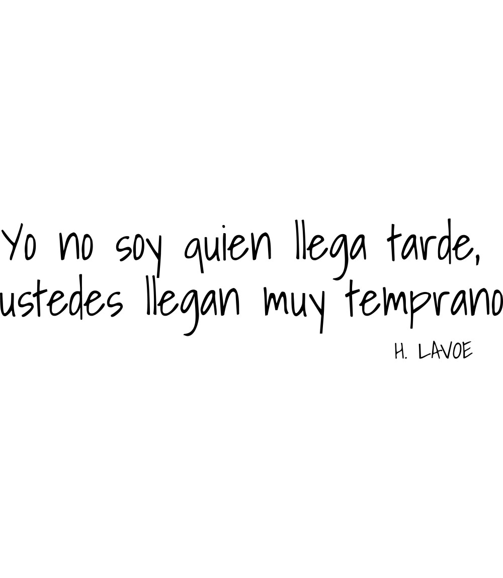 Sweat sans capuche Unisex Llegan tarde