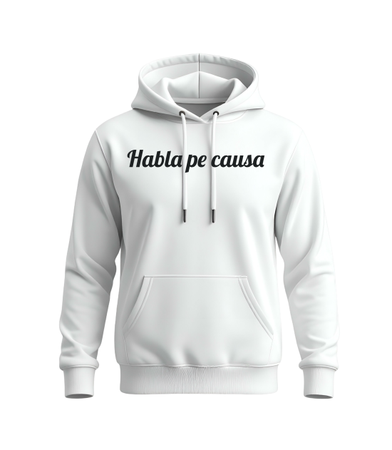 Sweat à capuche Unisex Habla pe causa