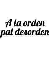 T-shirt Féminin A la orden pal desorden