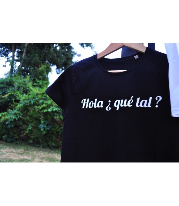 T-shirt Féminin Hola ¿Qué tal?