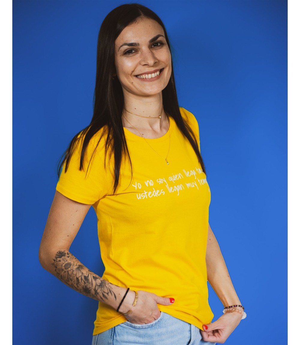 T-shirt Féminin Llegan tarde