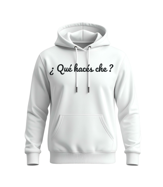Hoodie Unisex ¿Qué hacés che?