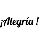 T-shirt F&eacute;minin Alegr&iacute;a