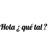 T-shirt Féminin Hola ¿Qué tal?